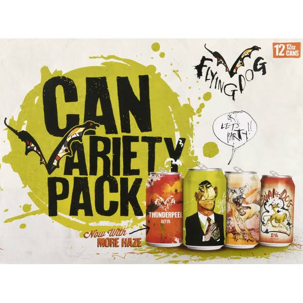 Flying Dog Beer, Variety Pack - 12 pack, 12 oz cans