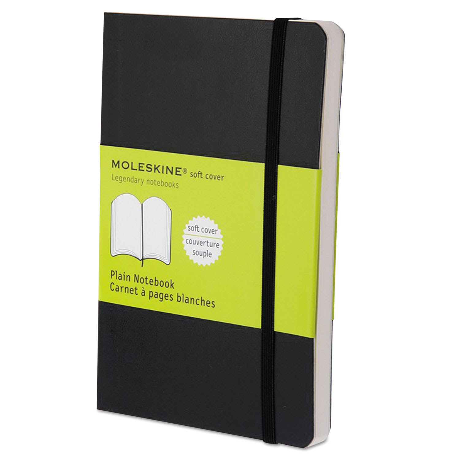 Moleskine Classic Notebook - Pocket, Plain, Black, Soft Cover