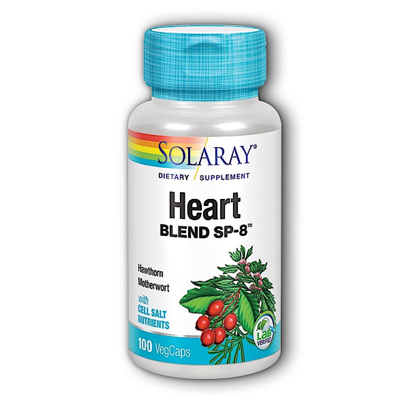 Solaray Heart Blend SP-8 Capsules - 100ct