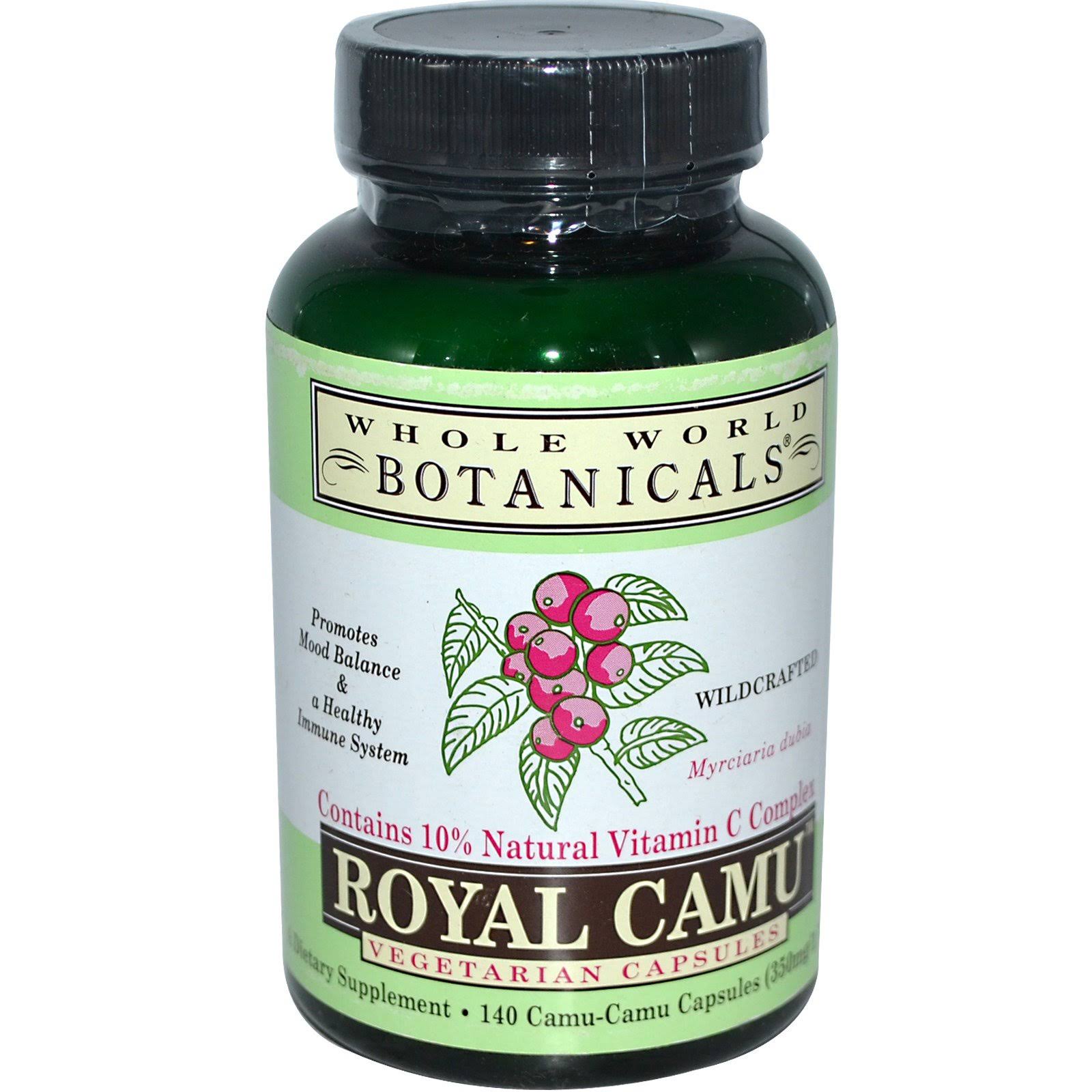 Whole World Botanicals Royal Camu - 140 Vegetarian Capsules