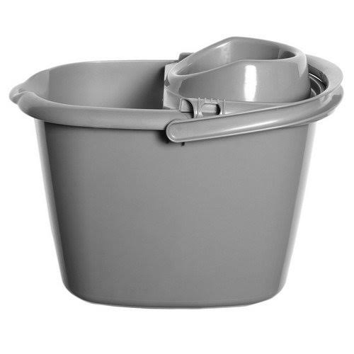 TML Plastic Mop Bucket - Silver, 15L
