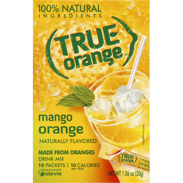 True Citrus Mango Orange Drink Mix - 10ct