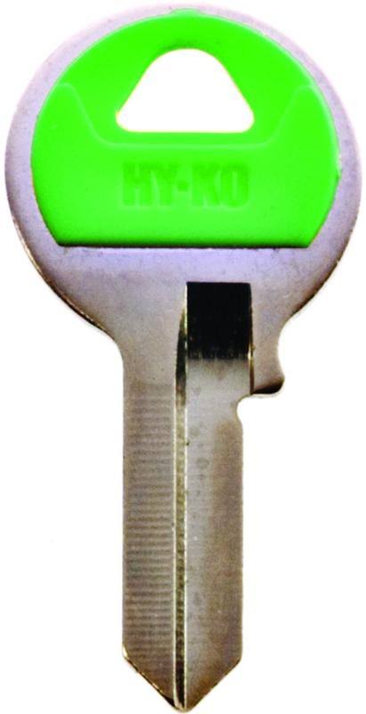 Hy Ko Products Master Lock Plastic Head Blank Key - Green