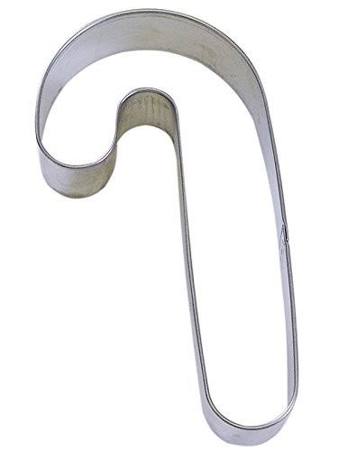 R&M Candy Cane 3.5" Cookie Cutter in Durable, Economical, Tinplated Steel