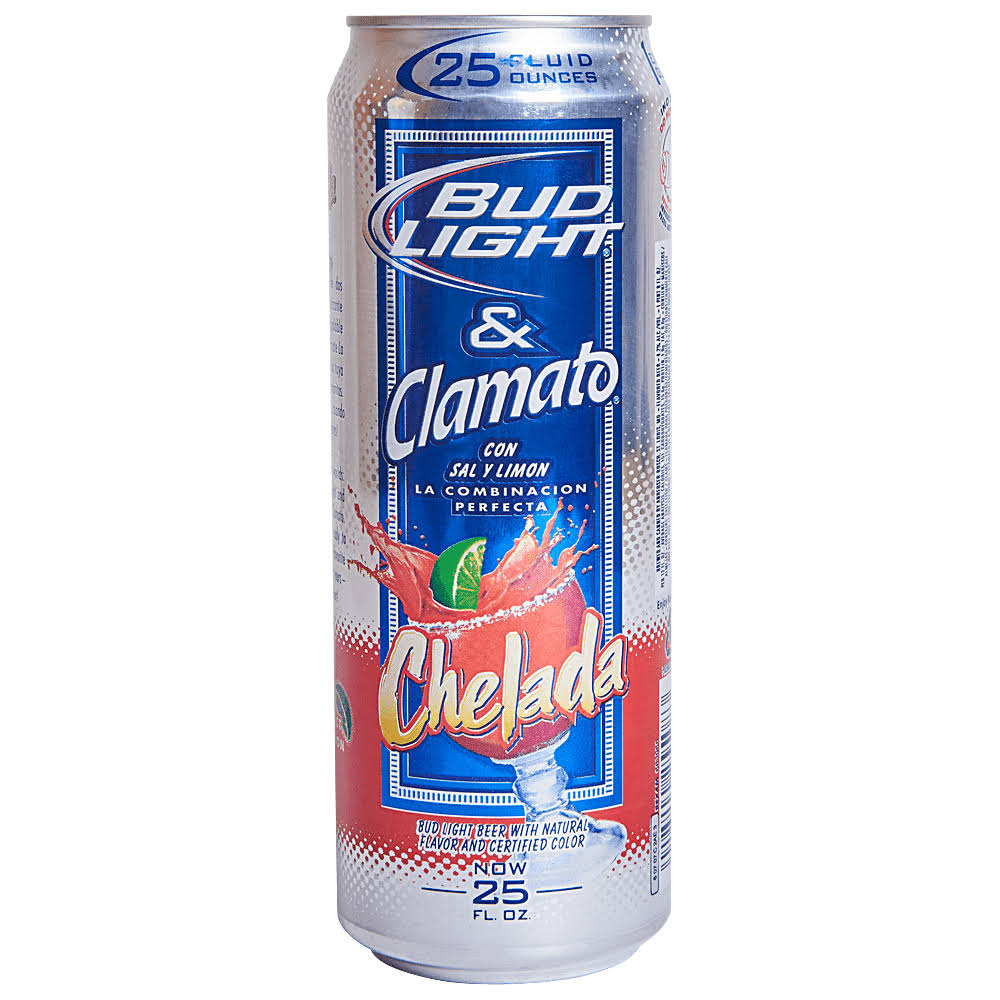 Bud Light Beer & Clamato with Salt and Lime - Chelada