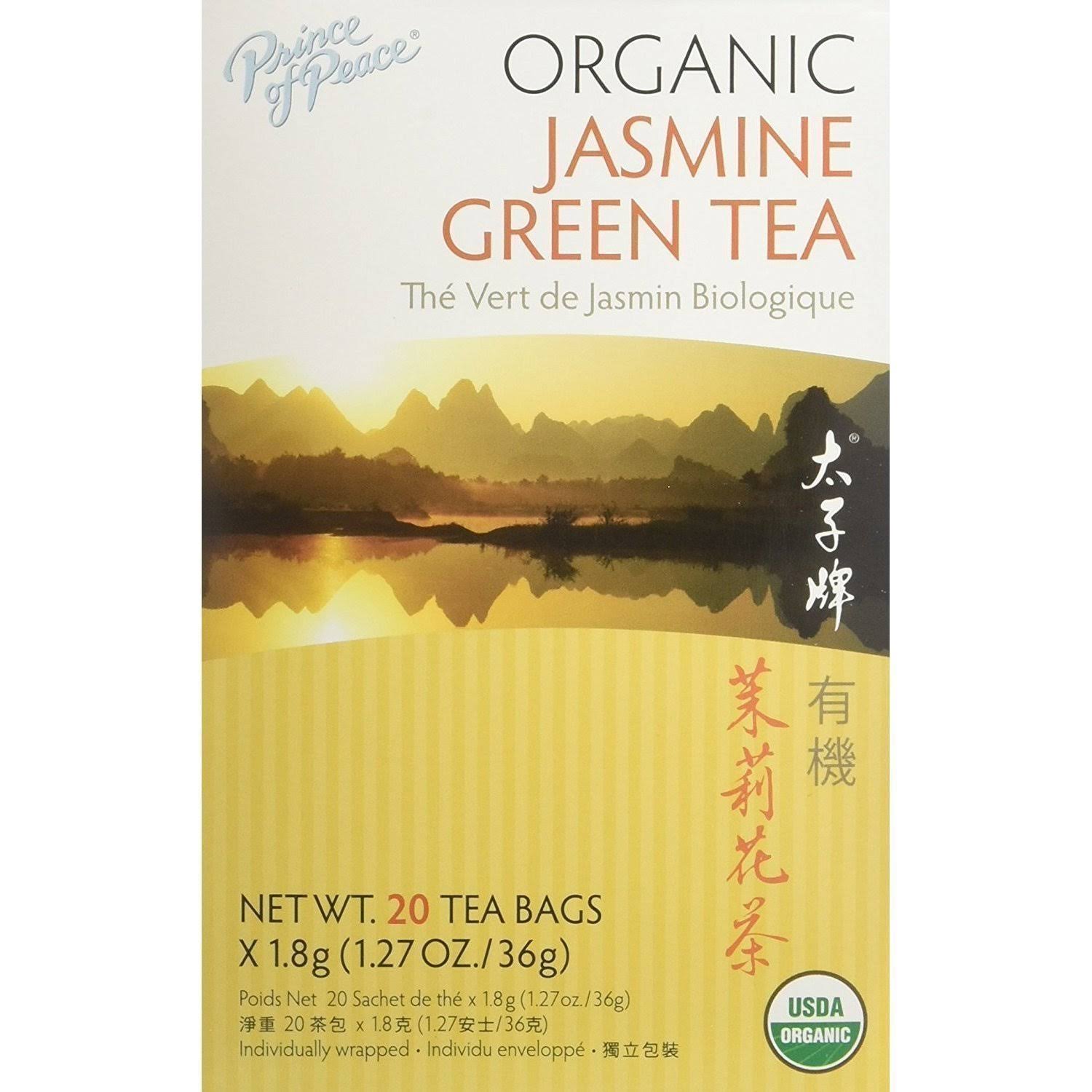 Prince of Peace Organic Jasmine Green Tea - 20ct, 0.02lbs