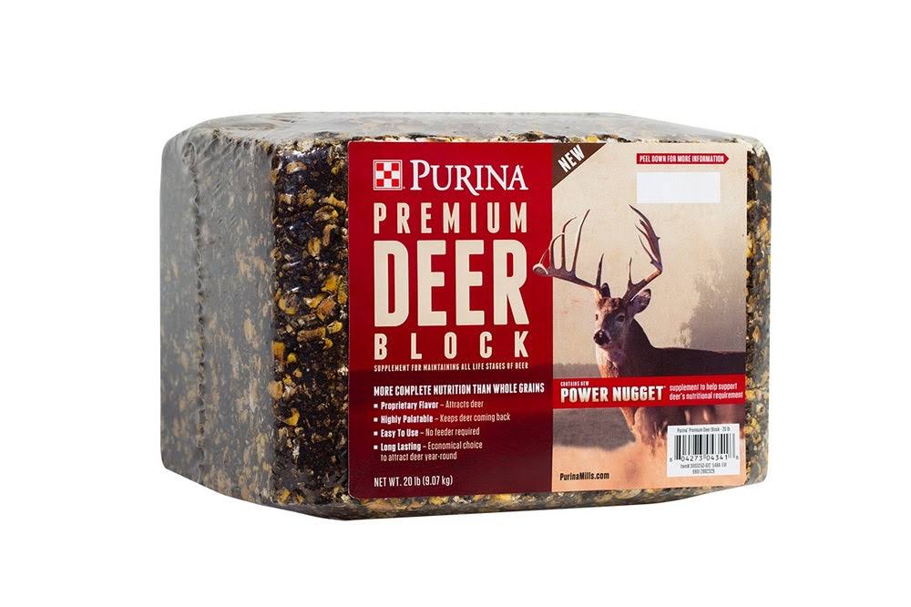 Purina Premium Deer Block, 20 lbs.