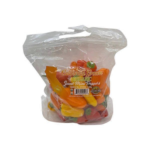 Organic Mini Sweet Peppers - 1 lb