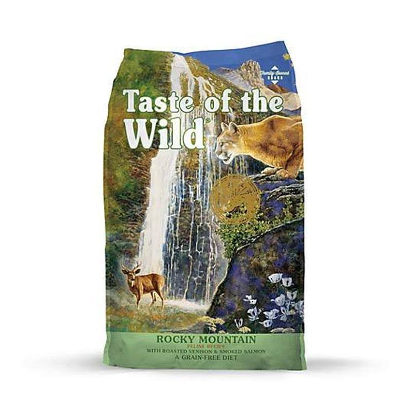 Taste of the Wild Cat Food - Rocky Mountain Feline Formula with Roasted Venison and Smoked Salmon