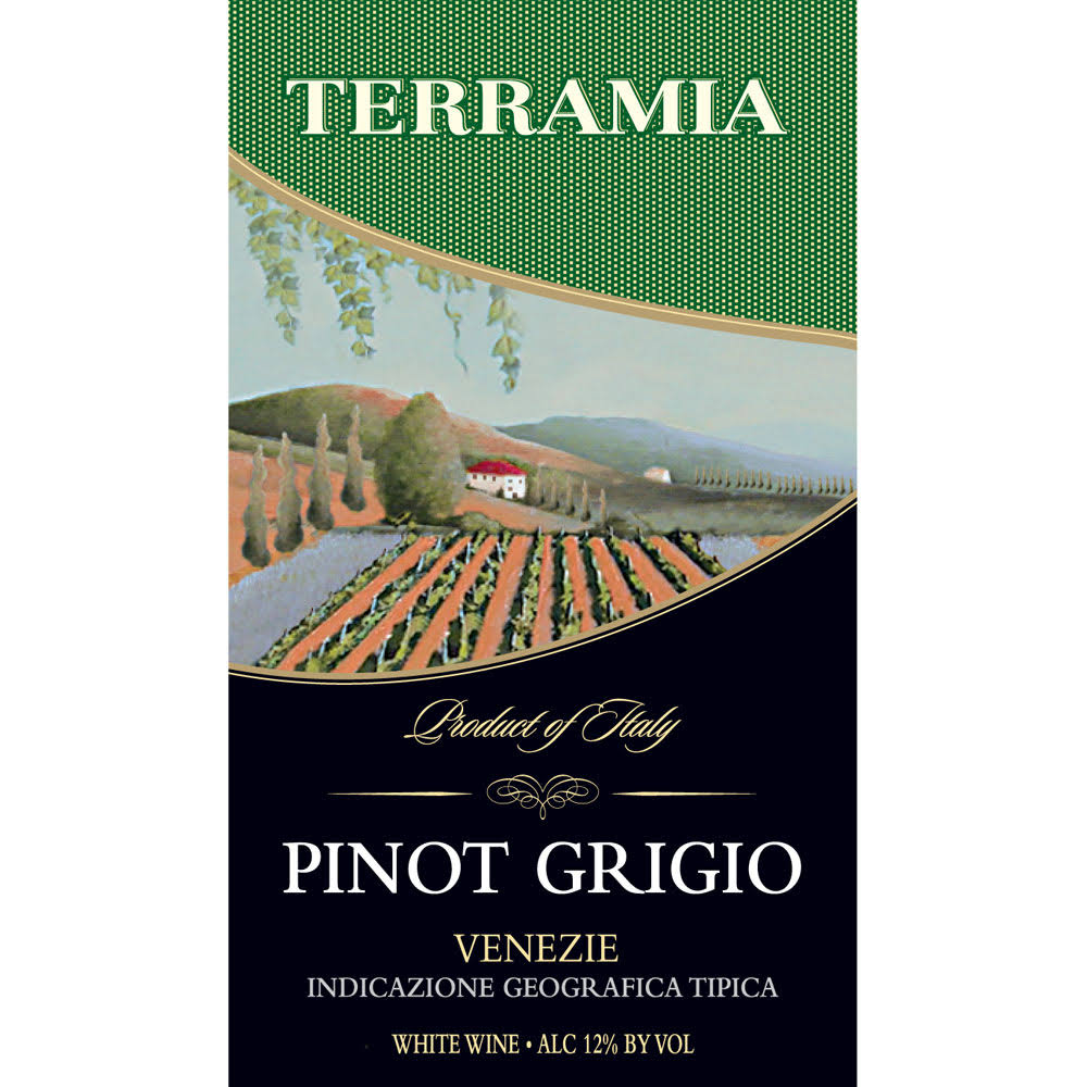 Terramia Pinot Grigio 2014 White Wine from Italy - 750ml