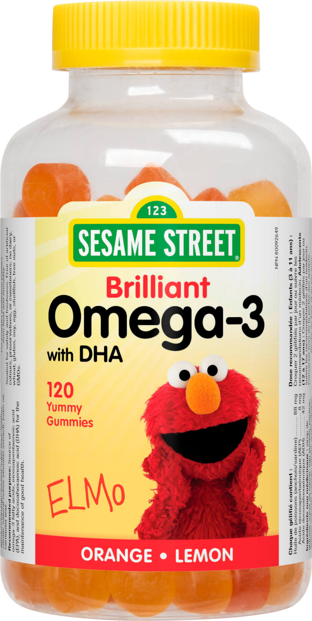 Sesame Street by Webber Naturals Omega-3 Gummy