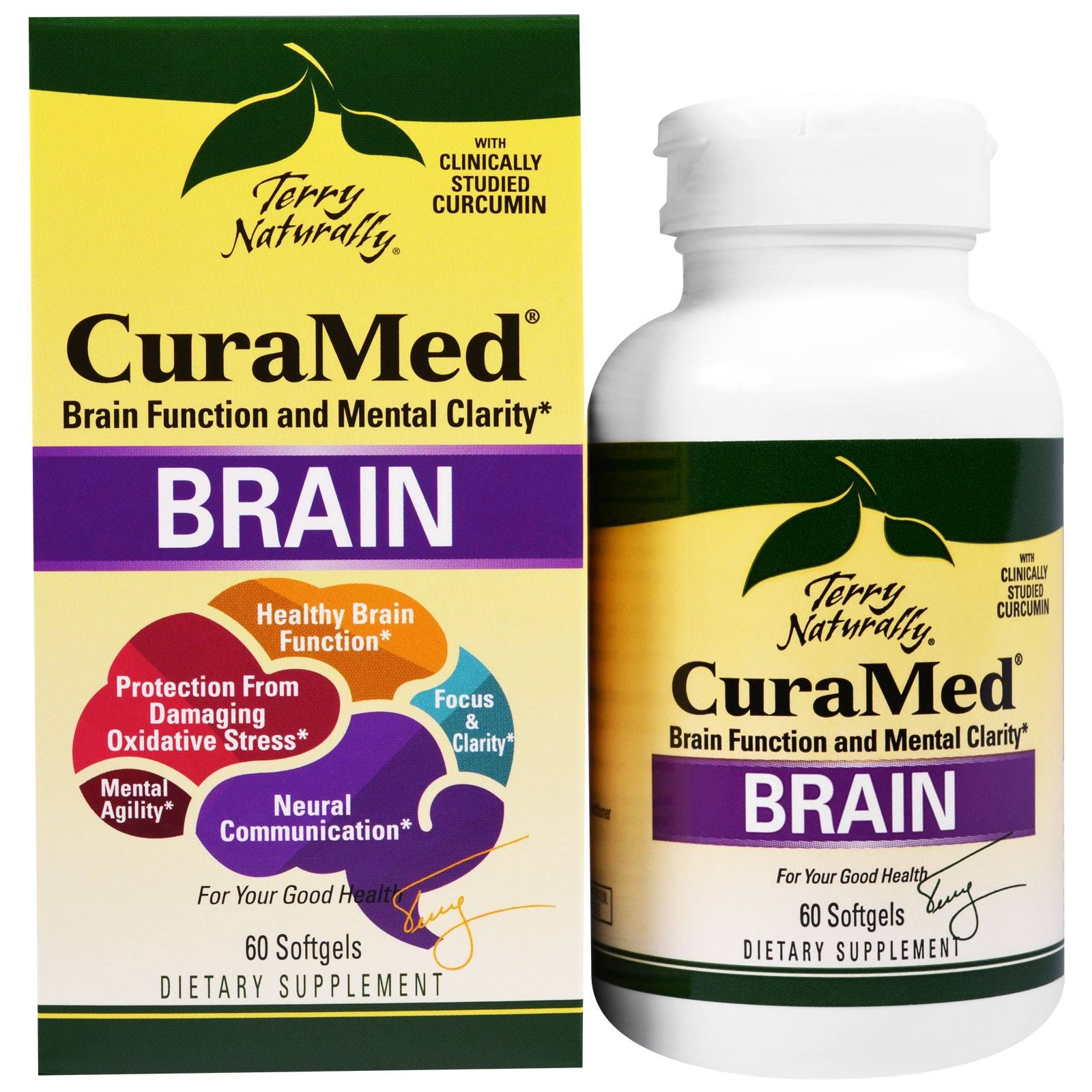 Terry Naturally Curamed Brain Supplement - 60 Softgel