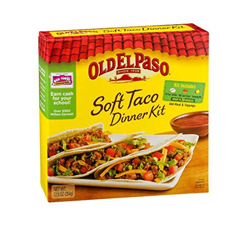 Old El Paso Soft Taco Dinner Kit - 354g