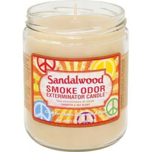Smoke Odor Exterminator Jar Candle - Sandalwood
