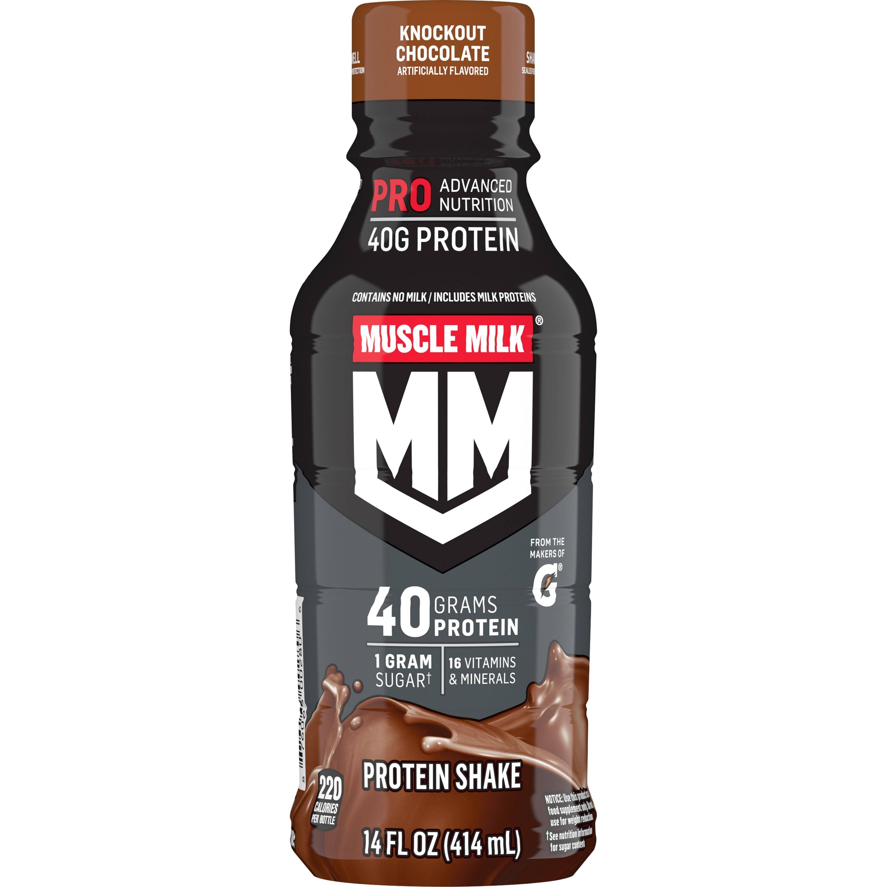 Muscle Milk Pro Series Protein Shakes - Chocolate, 14oz