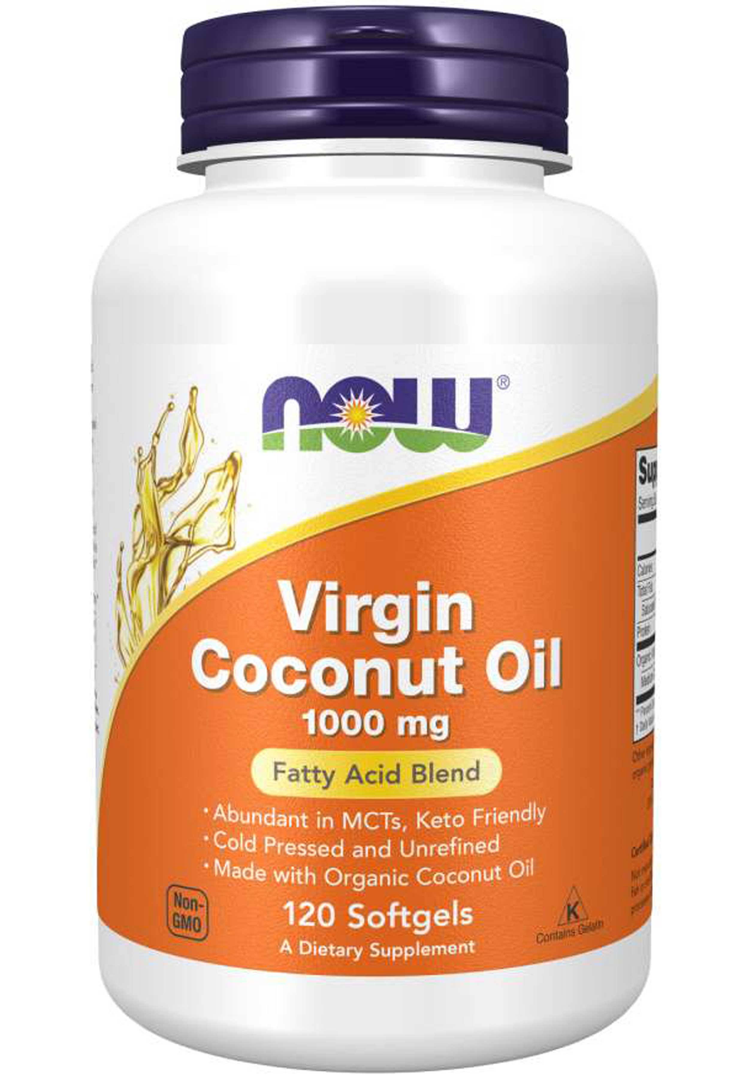 Now Foods Virgin Coconut Oil - 120 Softgels