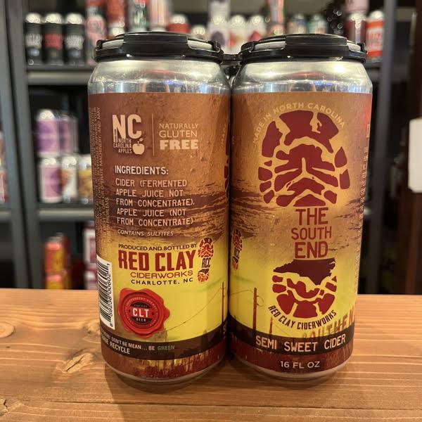 Red Clay Ciderworks Semi Sweet Hard Cider Can