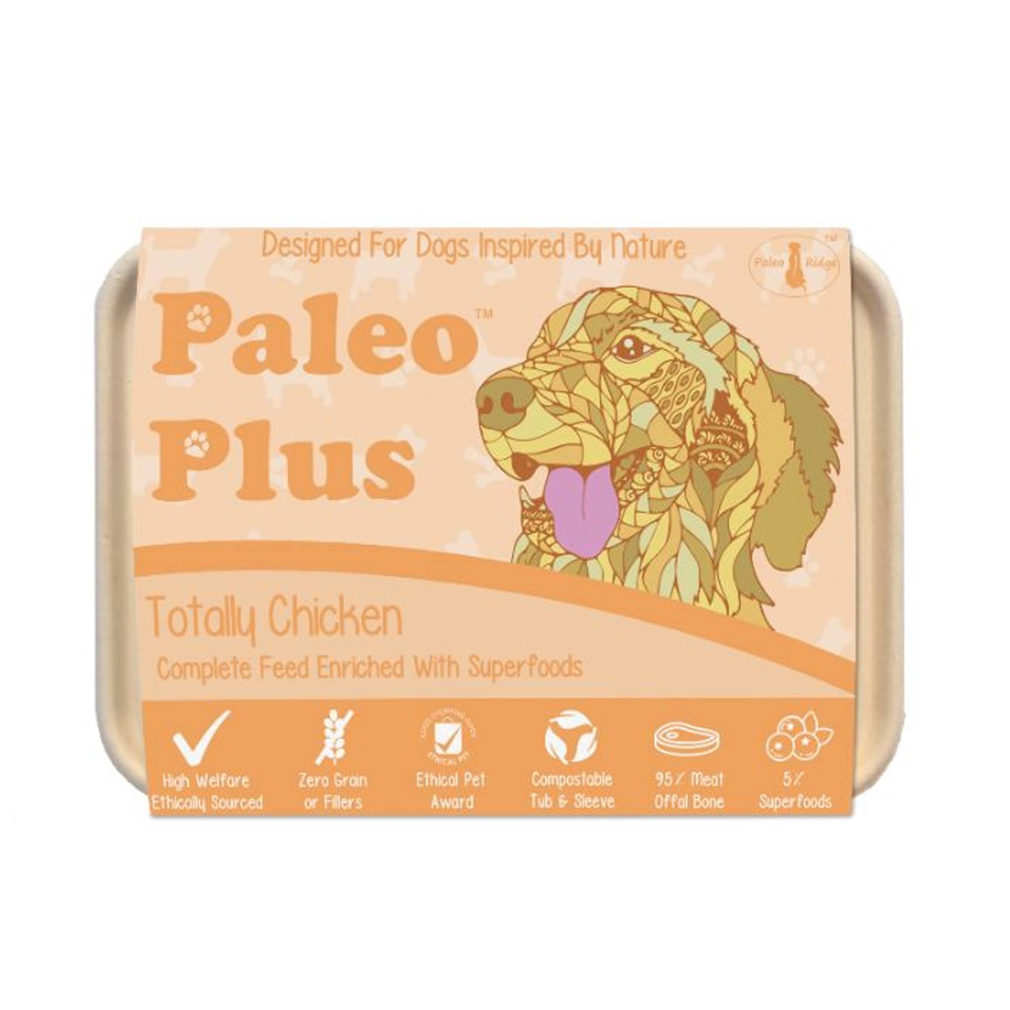 Paleo Plus Raw Dog Food - Totally Chicken - 500g