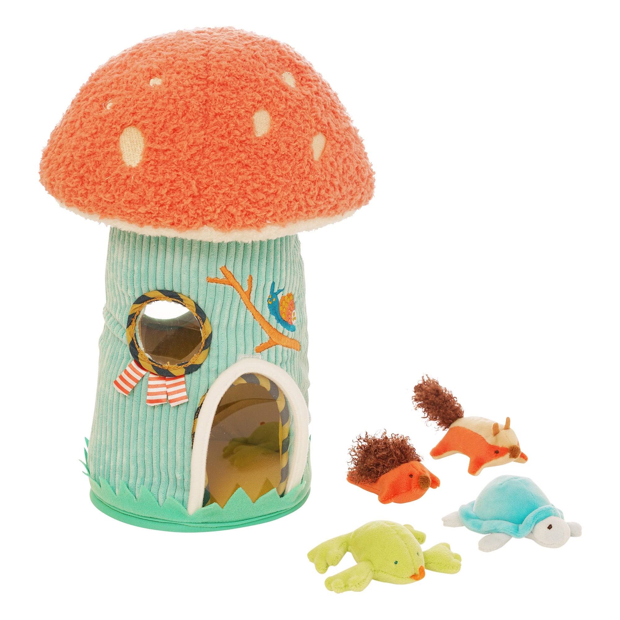 Manhattan Toy Toadstool Cottage Plush Fill & Spill Activity Toy