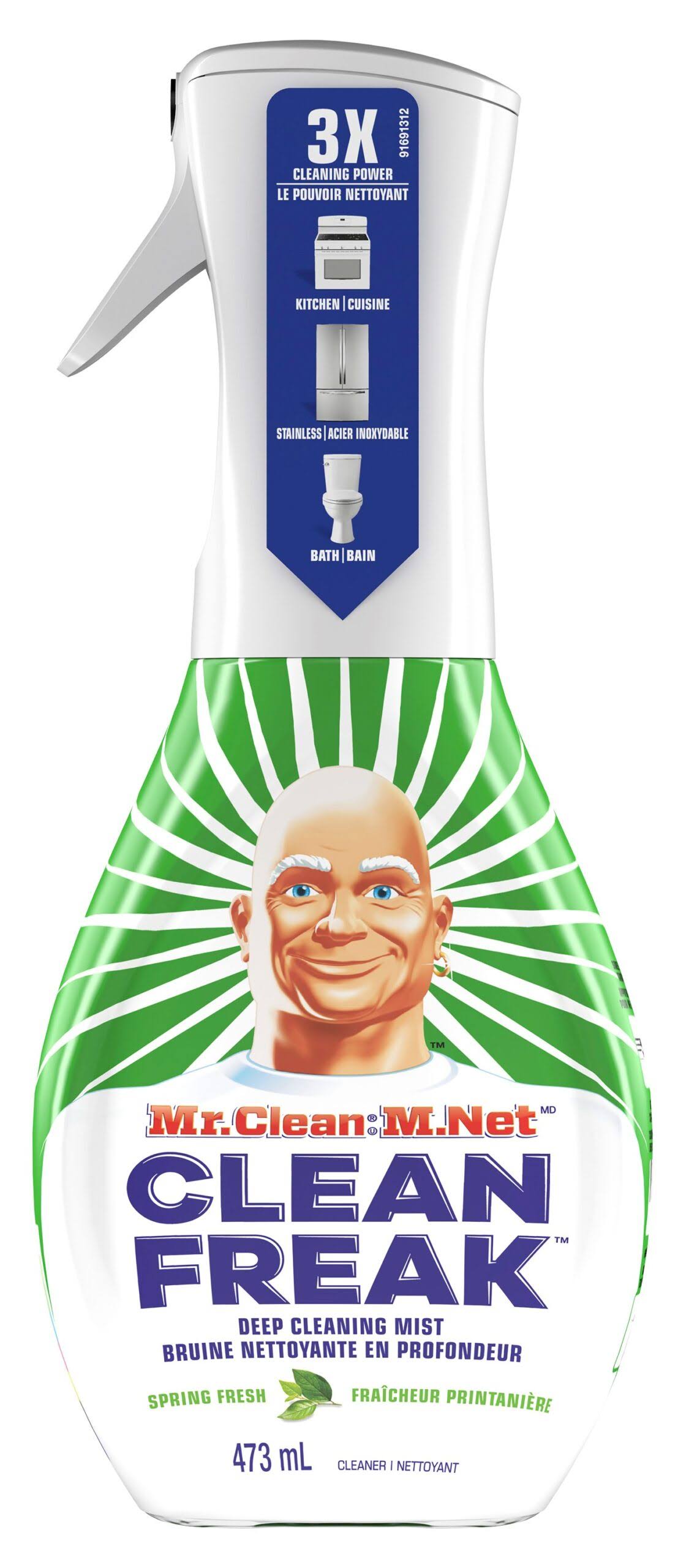 Mr. Clean, Clean Freak Deep Cleaning Mist Multi-Surface Spray, Spring Fresh Scent Starter Kit