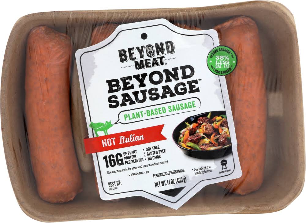 Beyond Meat: Beyond Sausage Hot Italian, 14 oz