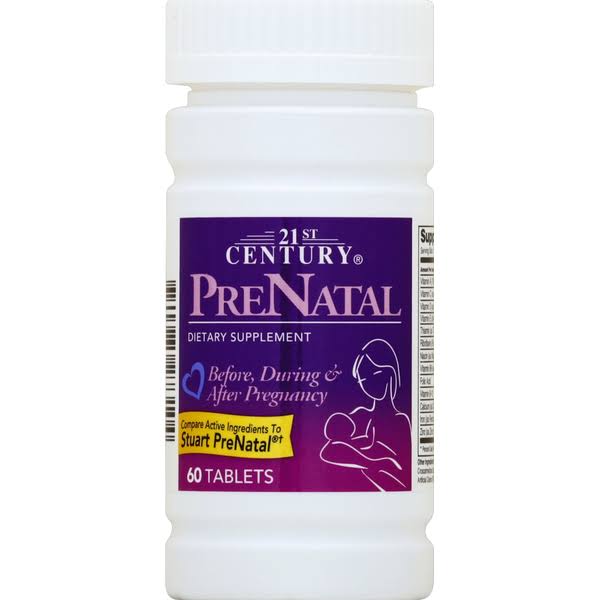 21st Century Prenatal Dietary Supplement - 60 Tablets