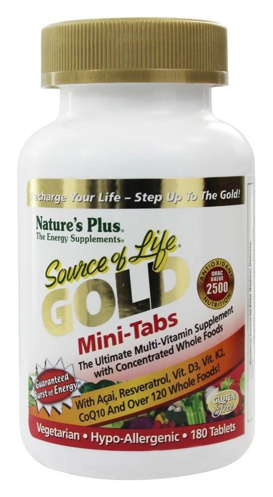Nature's Plus Source of Life Gold Mini-Tabs - 180 tablets