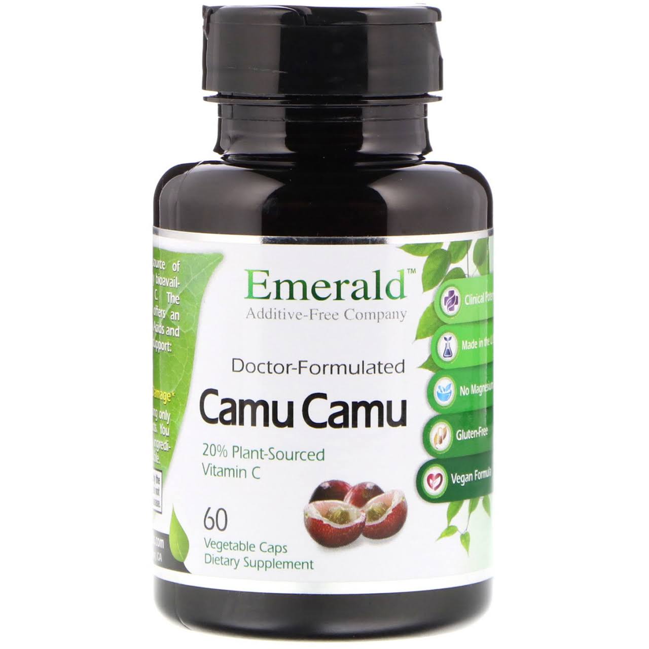 FruitrientsX Camu Camu Immune System Support - 60 Vegetarian Capsules