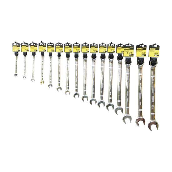 Stanley DWMT74208 Wrench and Socket Combo Set - 16 Pieces
