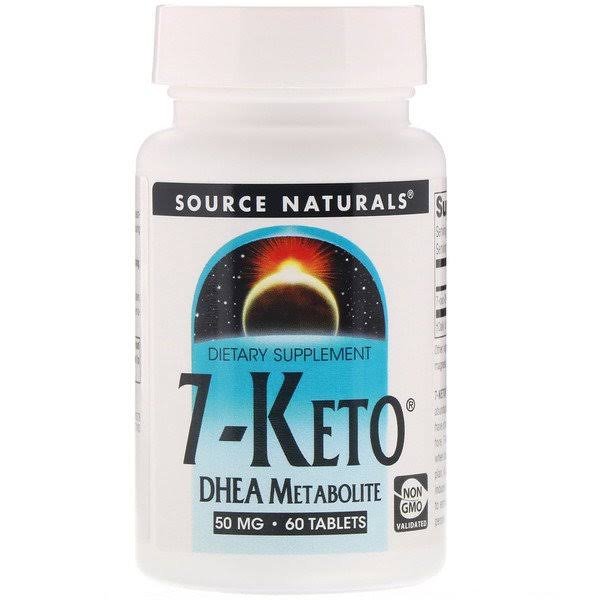 Source Naturals 7-Keto DHEA Metabolite - 50mg, 60 ct