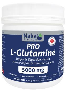 National Nutrition - Pro L-glutamine 5000mg - 200g + 50g Bonus