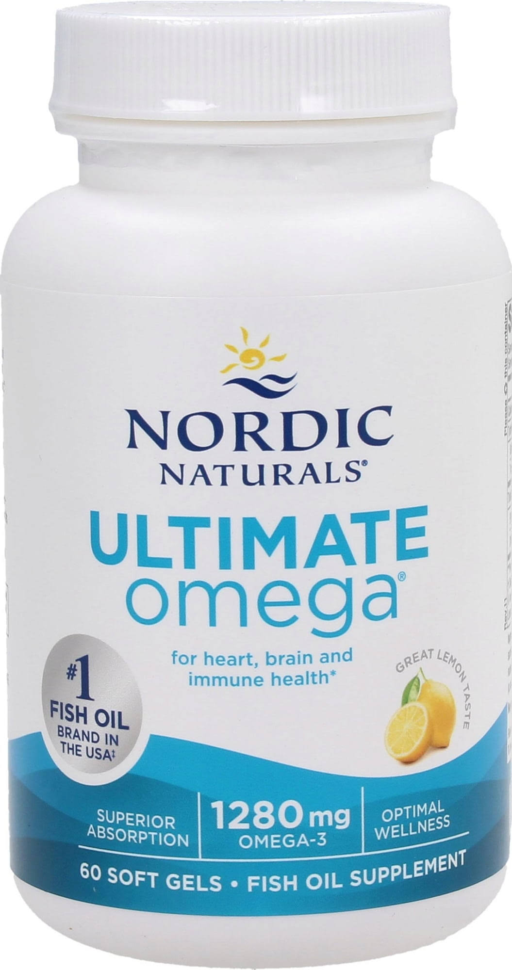Nordic Naturals Ultimate Omega - Lemon, 60 Soft Gels