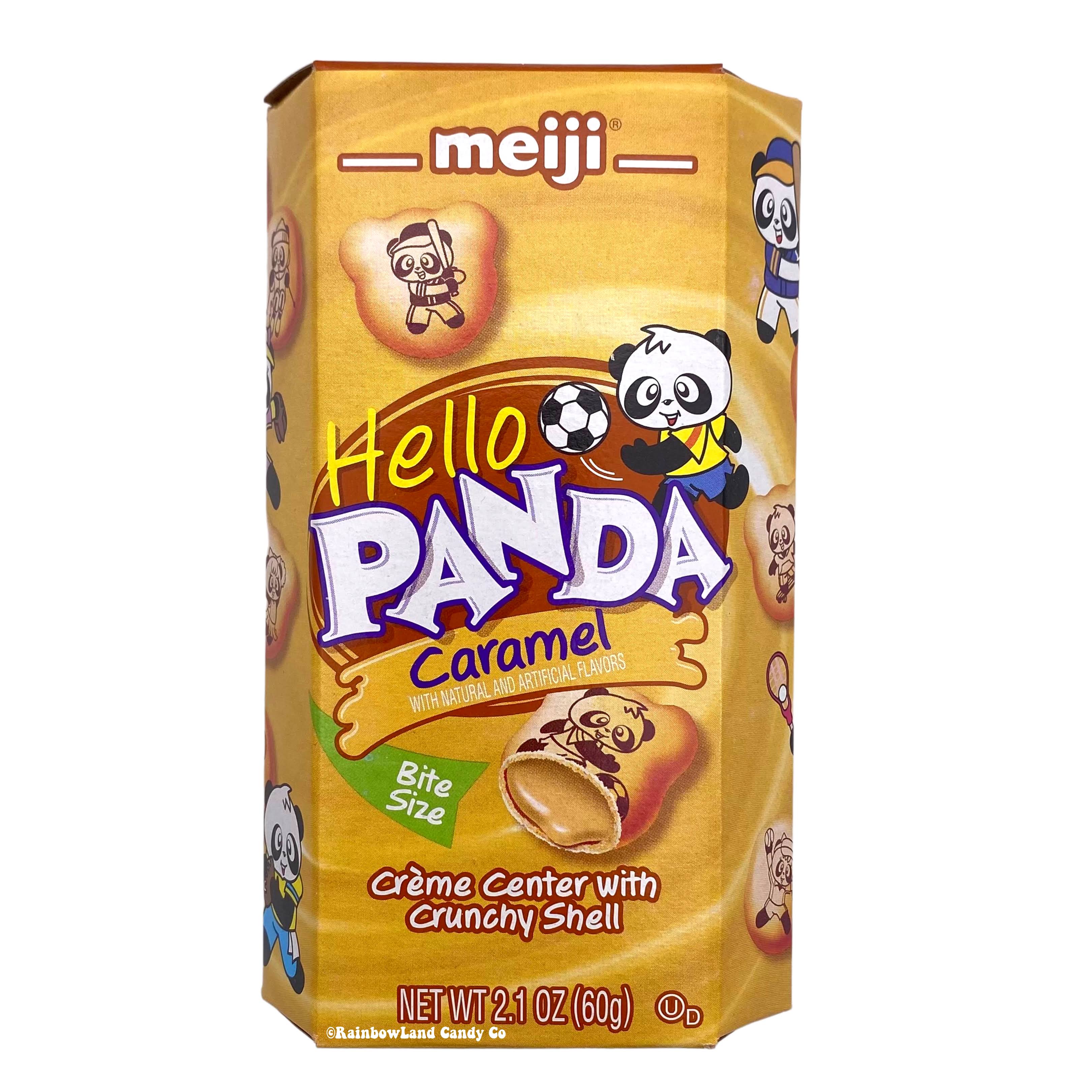 Meiji Hello Panda Caramel Box 60g Exclusive at USA Sweets