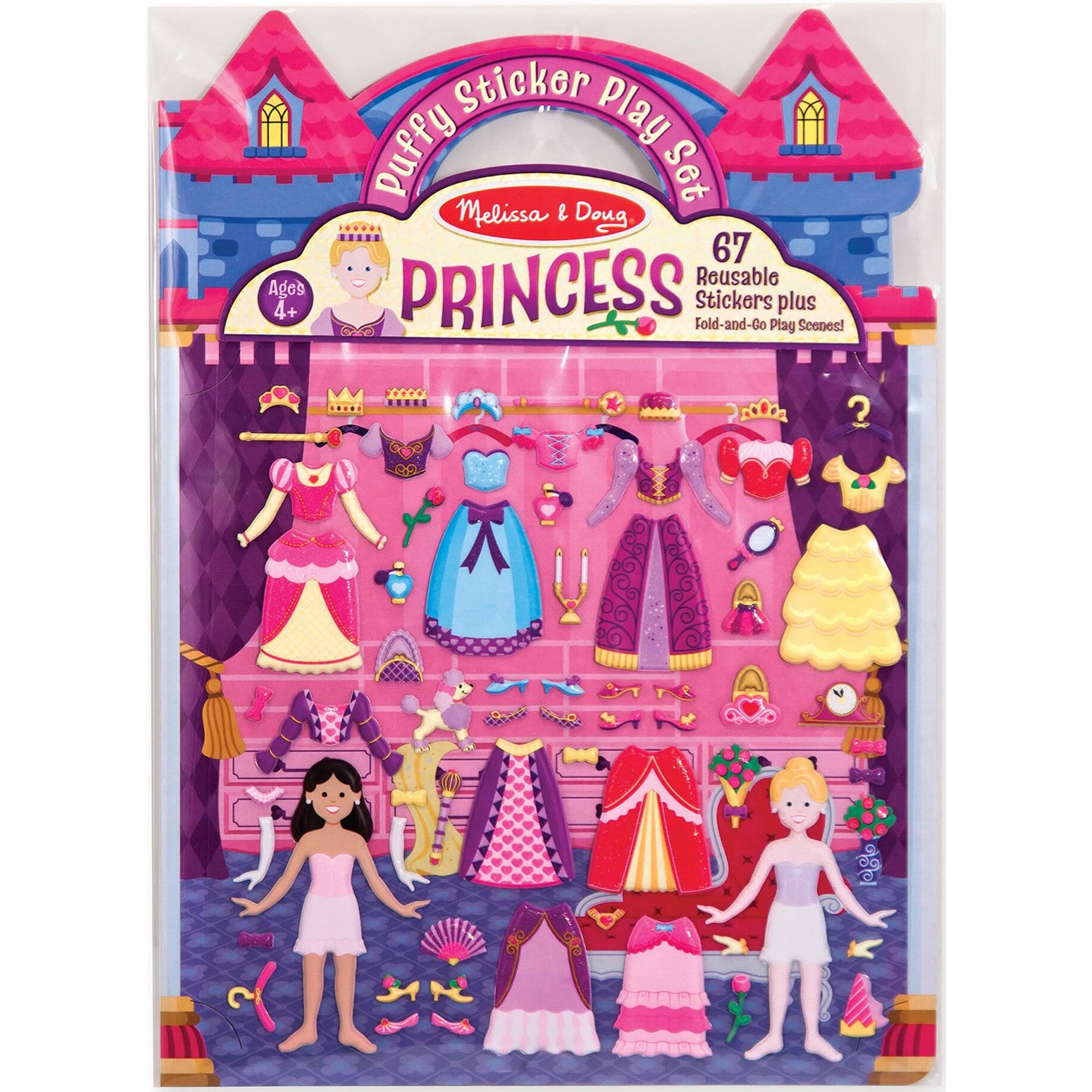Melissa and Doug Puffy Sticker Playset - Princess