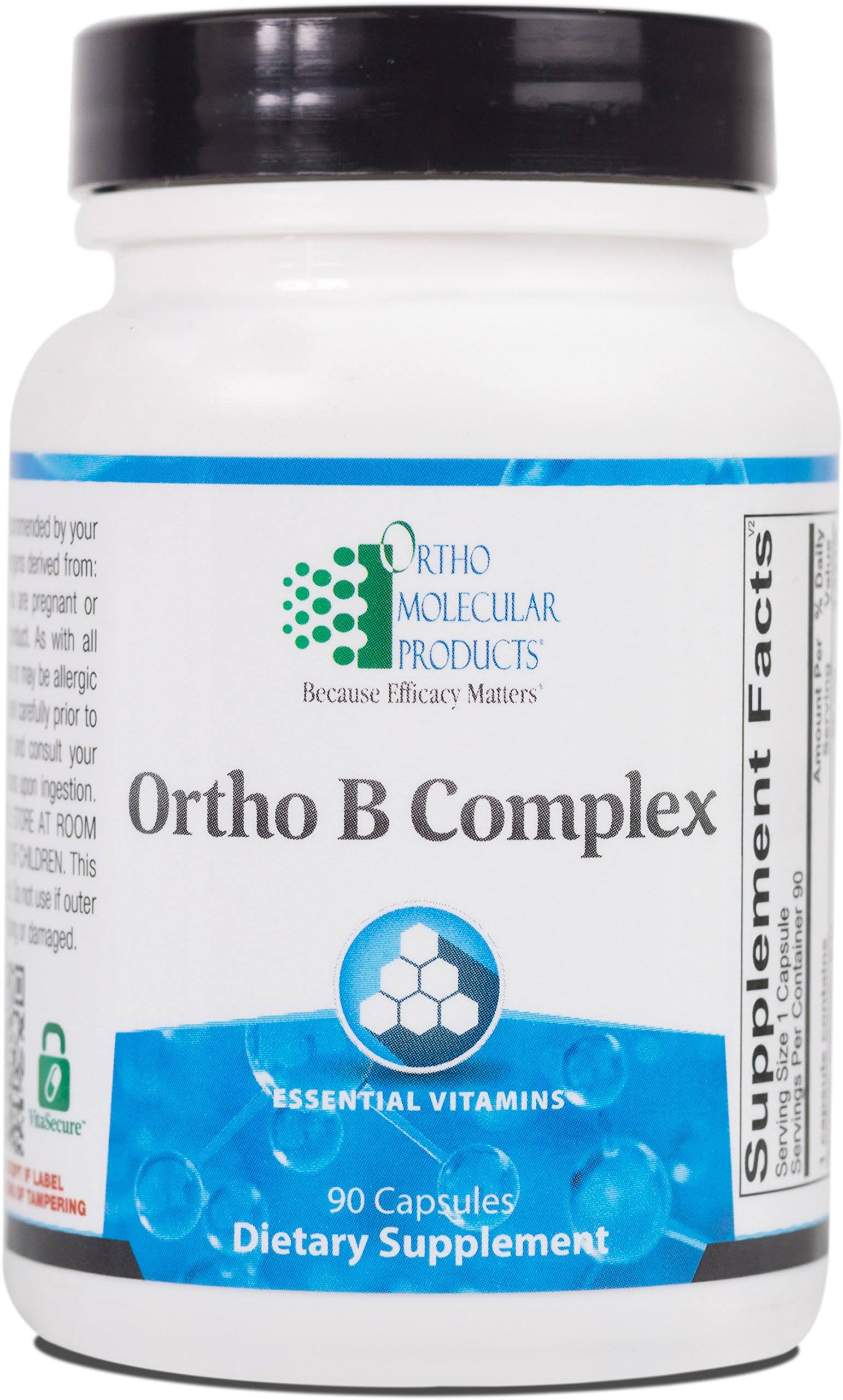 Ortho Molecular B Complex Dietary Supplement - 90ct