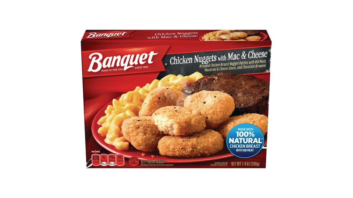 Banquet Chicken Nuggets, with Mac & Cheese - 7.4 oz