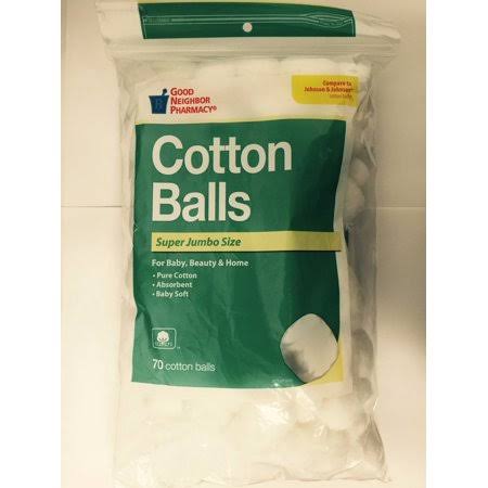 GNP Cotton Balls Super Jumbo Size 70 Ct.