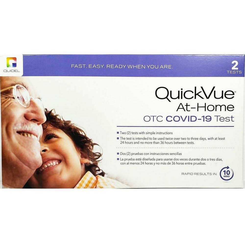 QuickVue At-Home OTC Covid-19 Test Kit 2 Count