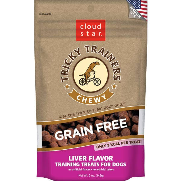 Cloud Star Grain Free Chewy Tricky Trainers Liver - 12 oz