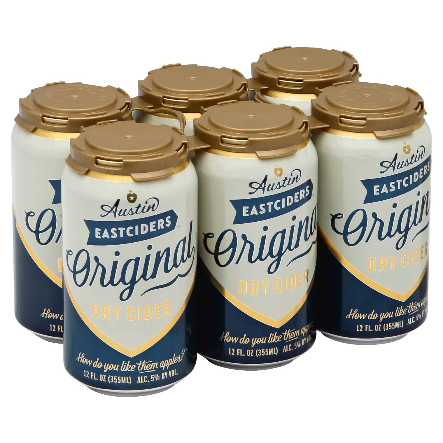 Austin Eastciders Dry Cider, Original - 6 pack, 12 fl oz cans
