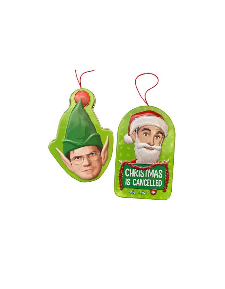 The Office Holiday Candy Tin Ornaments