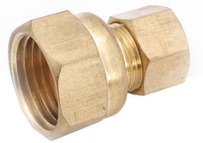 Anderson Metals Compression Coupling - 3/8in x 1/4in