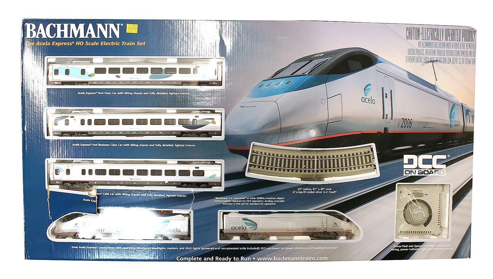 Bachmann Spectrum 'HO' Gauge 01205 The Acela Express Train Set *DCC Fitted*