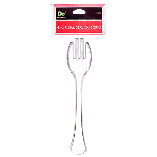 Bulk Buys Plastic Serving Forks - 4ct, 12pk