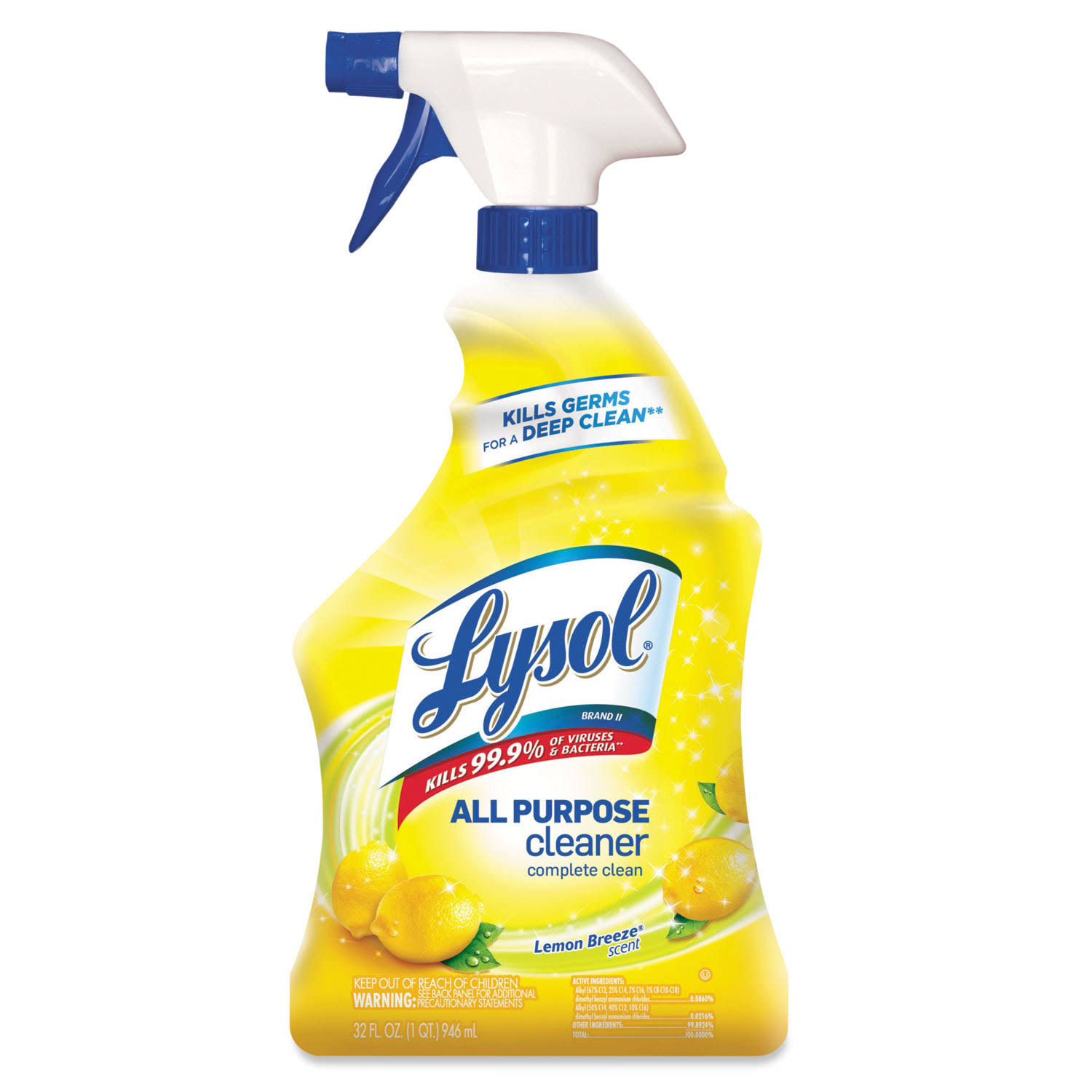 Lysol Lemon Breeze Scent All Purpose Cleaner - 32 oz