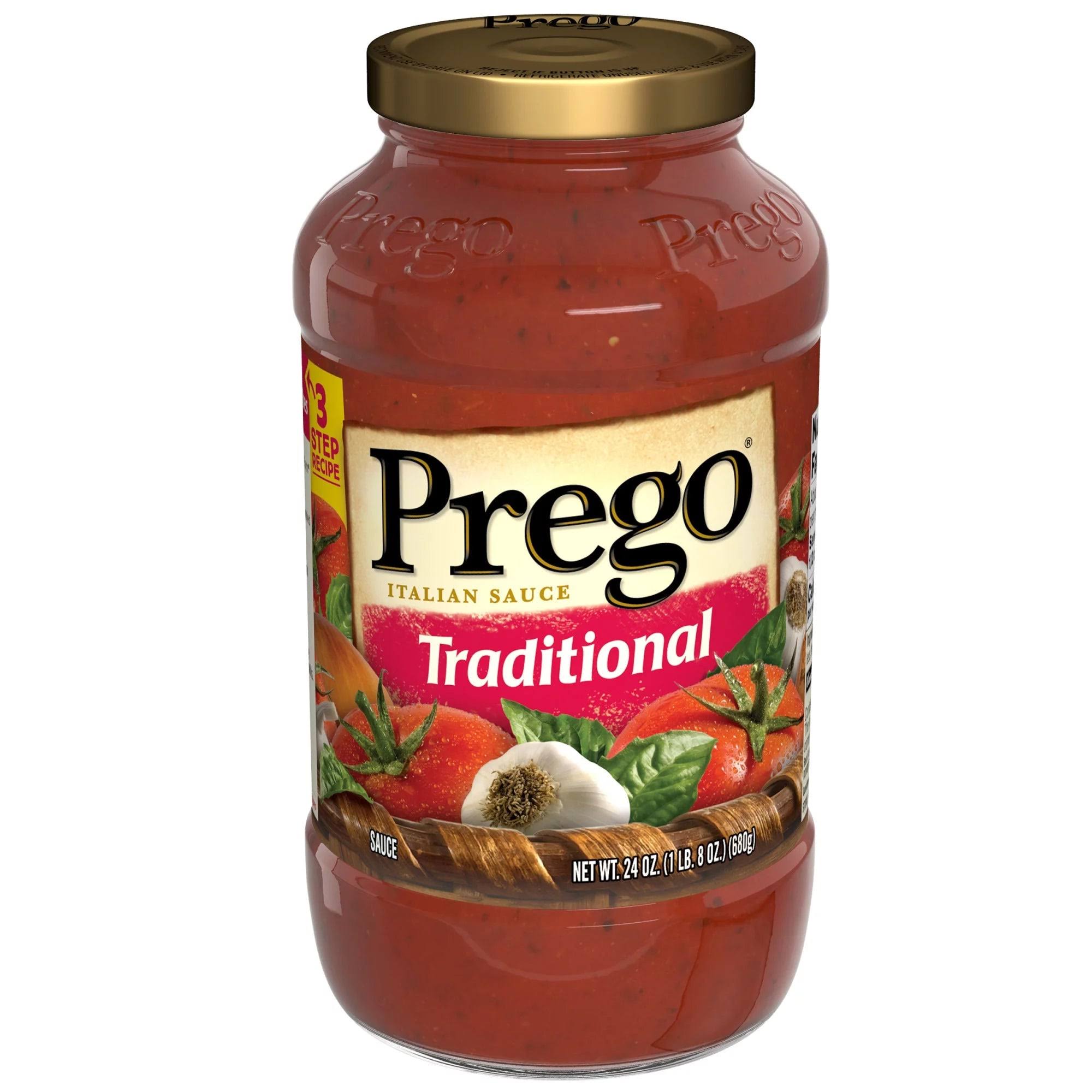 Prego Italian Traditional Pasta Sauce - 680g