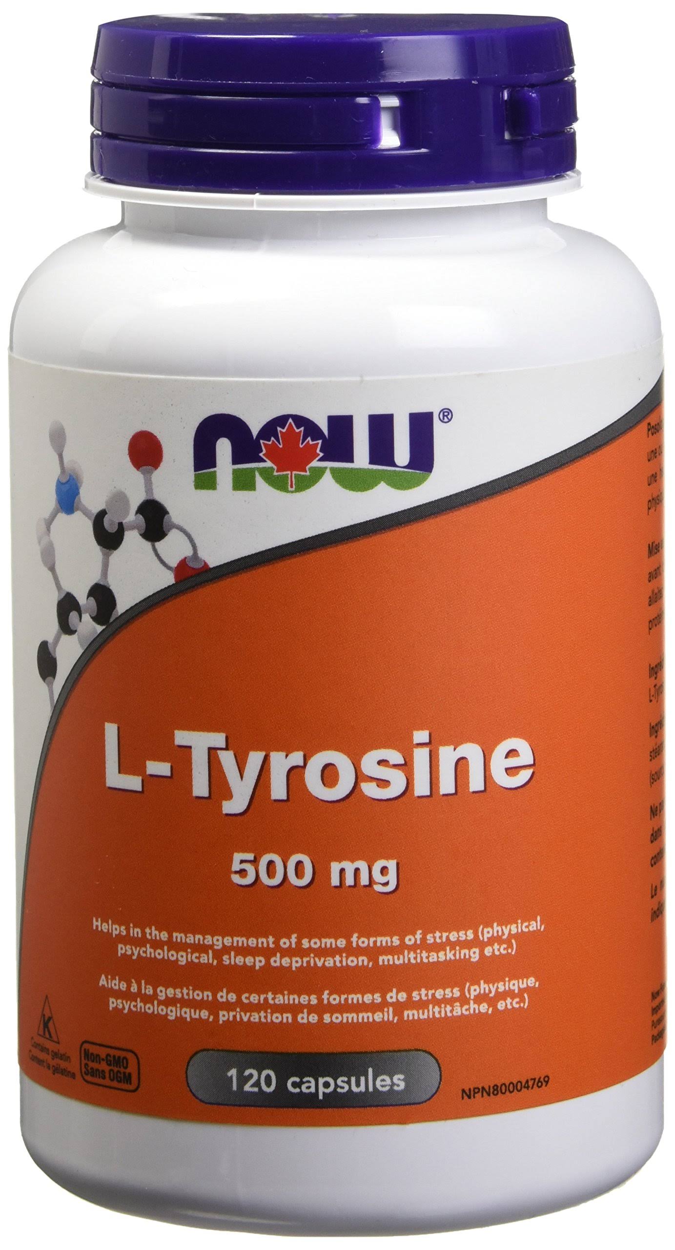 Now Foods L Tyrosine Supplement - 120 Capsules