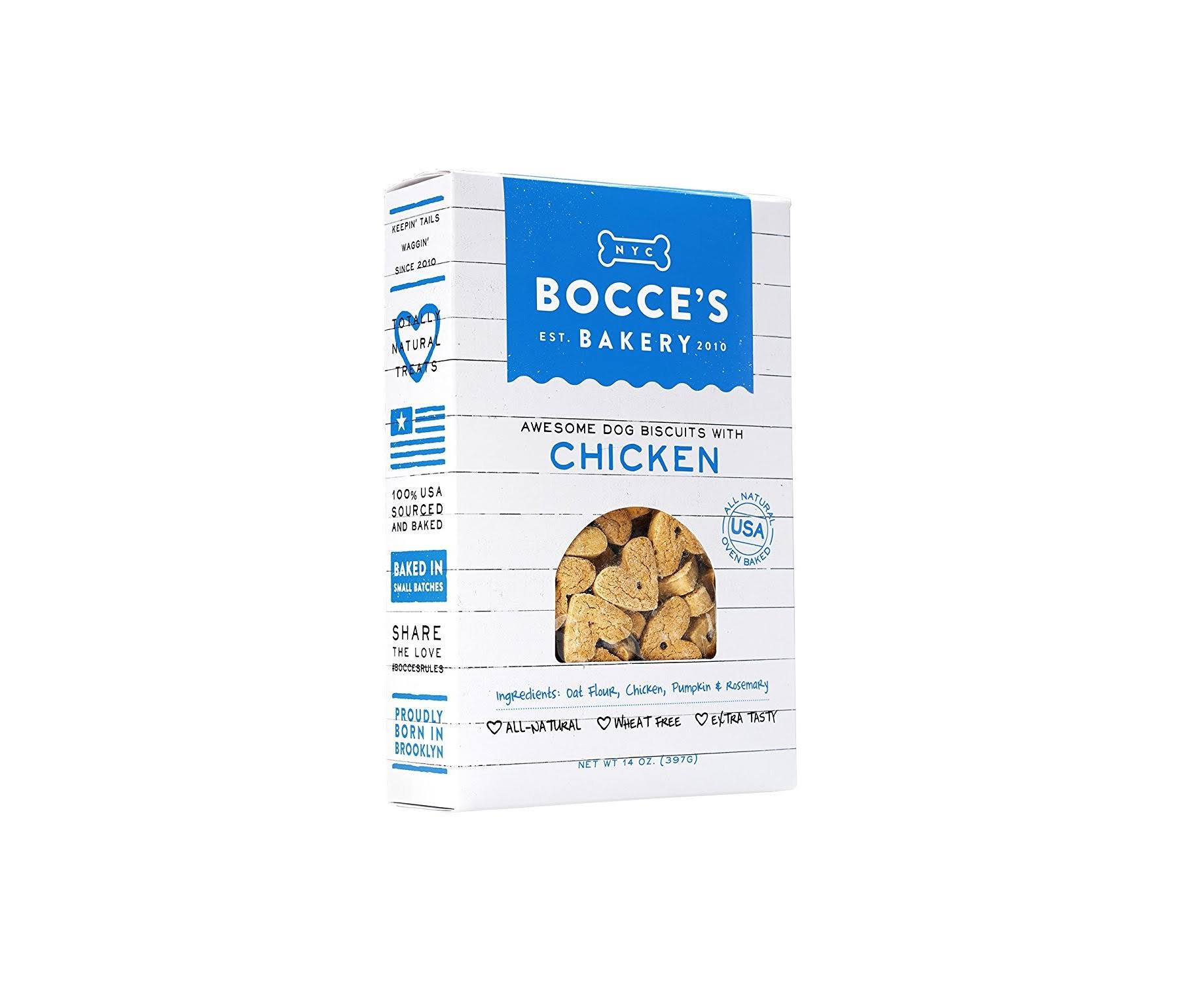 Bocces Bakery Dog Biscuits - Chicken