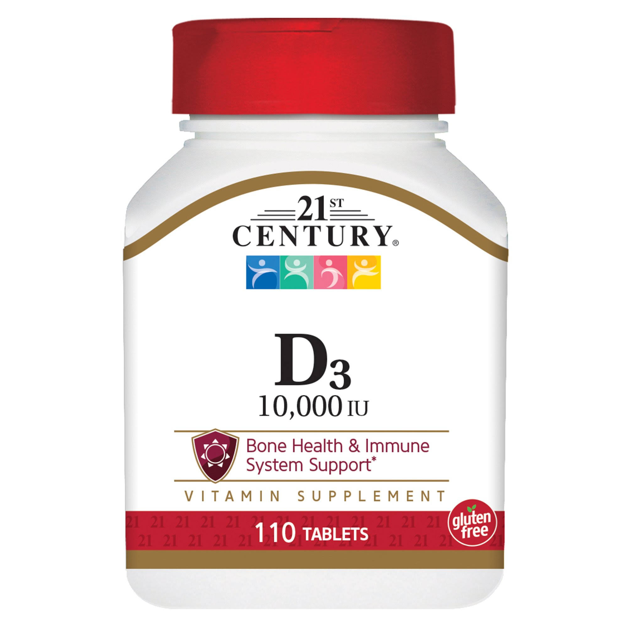 21st Century Ultra Strength D3 10 000 IU Vitamin Supplement - 110ct