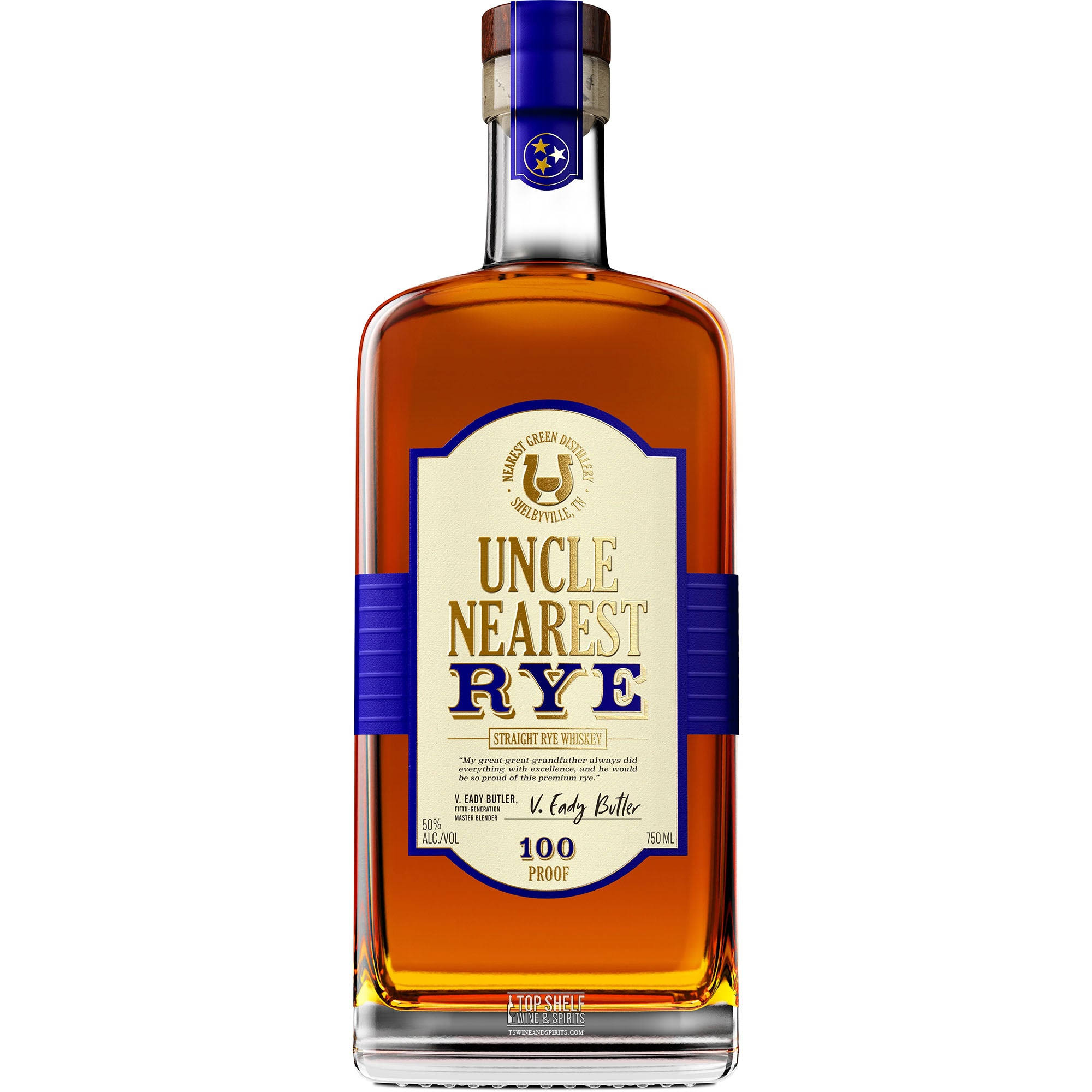 Uncle Nearest Whiskey, Straight Rye - 750 ml